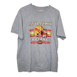 Fruit Of The Loom San Fransisco Football For Life Mens XL Short Sleeve T-Shirt